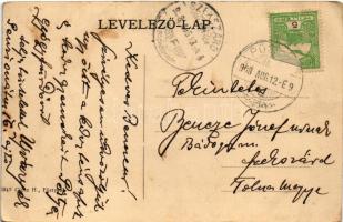 1908 Pöstyén, Pistyán, Piestany; Fürdőkocsi. Gipsz H. / Badewagen, Infanterist / spa carriage (EK)