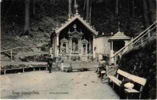 Óhegy, Staré Hory (Besztercebánya, Banská Bystrica); Zólyomvármegye, búcsújáróhely. Machold F. kiadása / pilgrimage (EK)