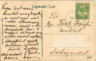 1910 Alsószalánk, Nizné Slovinky (Szepes); László altárna a bányában. Balkácsi S. kiadása / mine ent...