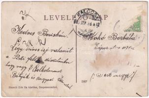 1911 Szepesszombat, Spisská Sobota; augusztus 23-i vasúti szerencsétlenség. Hensch Ede fia kiadása /...