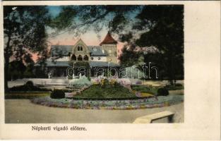 1912 Magyarkanizsa, Ókanizsa, Stara Kanjiza; Népkerti vigadó / park restaurant (Rb)