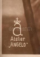 1953 Fedák Sári (1879-1955) színművésznő saját kezű aláírása és újévi üdvözlete őt ábrázoló fotón, A...