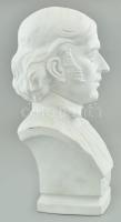 Herendi Széchényi Ferenc büszt, fehér bisquit porcelán, jelzett, hibátlan, m:21 cm