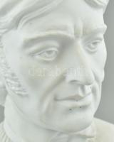 Herendi Széchényi Ferenc büszt, fehér bisquit porcelán, jelzett, hibátlan, m:21 cm