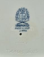 Herendi Széchényi Ferenc büszt, fehér bisquit porcelán, jelzett, hibátlan, m:21 cm