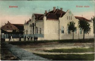 1910 Újverbász, Novi Vrbas (Verbász, Vrbas); Fő utca, villa. Bleyer József kiadása / main street, villa