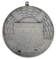 1910. "Magyar Úszó Szövetség" jelzett Ag úszó sport emlékérem, "Magyarország hátúszób...