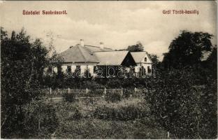 1910 Szobránc, Sobrance; Gróf Török kastély. Ignáczy Géza fényképész kiadása / castle