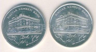 1992-93. 200Ft Ag "MNB" (2x) T:BU,2