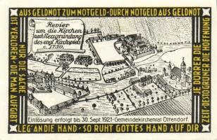 Német Birodalom/Weimari Köztársaság/ Ottendorf 1921. 25Pf + 50Pf + 75Pf + 1M + 2M 5klf db, teljes so...