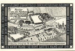 Német Birodalom/Weimari Köztársaság/ Ottendorf 1921. 25Pf + 50Pf + 75Pf + 1M + 2M 5klf db, teljes so...