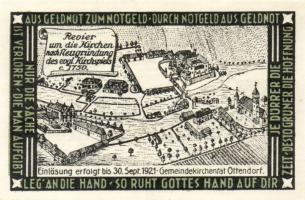 Német Birodalom/Weimari Köztársaság/ Ottendorf 1921. 25Pf + 50Pf + 75Pf + 1M + 2M 5klf db, teljes so...