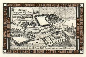 Német Birodalom/Weimari Köztársaság/ Ottendorf 1921. 25Pf + 50Pf + 75Pf + 1M + 2M 5klf db, teljes so...