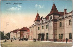 1929 Szolnok, Pályaudvar, vasútállomás (fl)