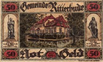 Német Birodalom/Weimari Köztársaság/ Ritterhude 1921. 25Pf + 50Pf + 75Pf 3klf db, teljes sor T:I