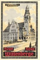 Német Birodalom/Weimari Köztársaság/ Wittenberge D.N. 50Pf(6x) 6klf db, teljes sor T:I