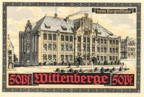 Német Birodalom/Weimari Köztársaság/ Wittenberge D.N. 50Pf(6x) 6klf db, teljes sor T:I