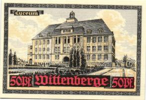 Német Birodalom/Weimari Köztársaság/ Wittenberge D.N. 50Pf(6x) 6klf db, teljes sor T:I