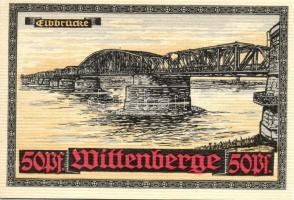 Német Birodalom/Weimari Köztársaság/ Wittenberge D.N. 50Pf(6x) 6klf db, teljes sor T:I