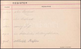 1905 Automobile Runs - autóregiszter Goldman & Salatsch kiadvány a megtett útvonalakról Ausztria...