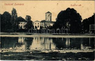1909 Zsolna, Sillein, Zilina; Budatin vár. W.L. 2828. / Budatínsky hrad / Budatín castle (ragasztónyom / gluemark)