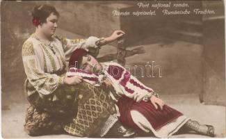 1918 Port national roman / Román népviselet / Rumänische Trachten / Romanian folklore, folk costumes (EK)