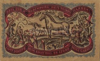 Német Birodalom/Weimari Köztársaság/ Oldenburg 1921. 50Pf(6x) 6klf db, teljes sor T:I