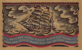 Német Birodalom/Weimari Köztársaság/ Oldenburg 1921. 50Pf(6x) 6klf db, teljes sor T:I