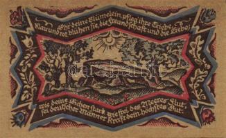 Német Birodalom/Weimari Köztársaság/ Oldenburg 1921. 50Pf(6x) 6klf db, teljes sor T:I