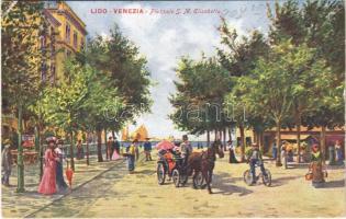 1907 Venezia, Venice; Lido, Piazzale S. M. Elisabetta / square (r)