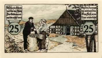 Német Birodalom/Weimari Köztársaság/ Melle 1920. 10Pf + 25Pf + 50Pf 3klf db, teljes sor T:I