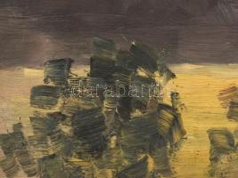 Kézdi Kovács László (1864-1942): A Wörthi tónál, 1910-11 körül. Olaj, fa. Hátoldalán jelzett és Kézd...