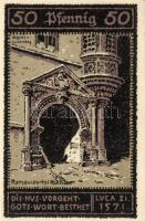 Német Birodalom/Weimari Köztársaság/ Mücheln 1921. 25Pf + 50Pf(3x) + 75Pf 5klf db, teljes sor T:I