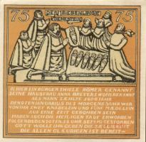 Német Birodalom/Weimari Köztársaság/ Hameln 1921. 25Pf + 50Pf + 75Pf + 1M 4klf db, teljes sor T:I