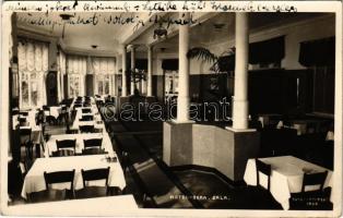 1934 Herceg Novi, Castelnuovo; Hotel Boka, Sala / hotel interior. Foto Laforest (EK)
