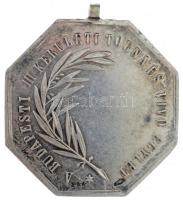 ~1900. "Ép testben ép lélek / A Budapesti III. kerületi Torna és Vívó Egyelet" jelzett Ag ...