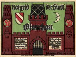 Német Birodalom/Weimari Köztársaság/ Glachau 1921. 50Pf(6x) 6klf db, teljes sor T:I