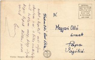 Salomvár (Zala), paplak, jegyzői hivatal, Szentháromság szobor télen, Hangya üzlete és saját kiadása...