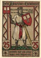 Német Birodalom/Weimari Köztársaság/ Eisenach 1922. 25Pf(2x) + 50Pf(2x) + 75Pf(2x) 6klf db, teljes s...