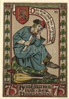 Német Birodalom/Weimari Köztársaság/ Eisenach 1922. 25Pf(2x) + 50Pf(2x) + 75Pf(2x) 6klf db, teljes s...