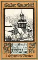 Német Birodalom/Weimari Köztársaság/ Celle 1922. 25Pf + 50Pf + 75Pf + 100Pf 4klf db, teljes sor T:I