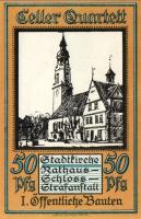 Német Birodalom/Weimari Köztársaság/ Celle 1922. 25Pf + 50Pf + 75Pf + 100Pf 4klf db, teljes sor T:I