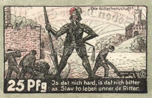 Német Birodalom/Weimari Köztársaság/ Appeln 1921. 25Pf + 50Pf + 75Pf 3klf db, teljes sor T:I