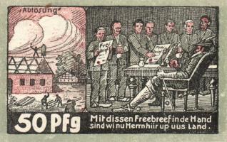 Német Birodalom/Weimari Köztársaság/ Appeln 1921. 25Pf + 50Pf + 75Pf 3klf db, teljes sor T:I