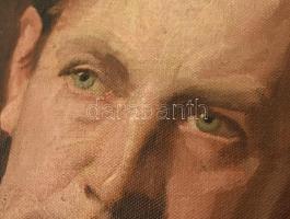 Kukán Géza (1890-1936): Sárdy Brutus festő, restaurátor arcképe, 1931. Olaj, vászon, jelzett. Hátold...