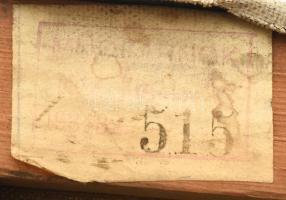 Kukán Géza (1890-1936): Sárdy Brutus festő, restaurátor arcképe, 1931. Olaj, vászon, jelzett. Hátold...