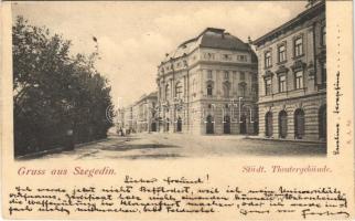 1898 Szeged, Színház (vágott / cut)