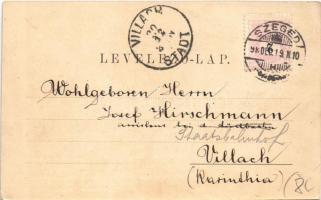 1898 Szeged, Színház (vágott / cut)