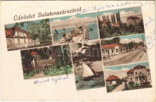 1950 Balatonszárszó, mozaiklap (EK)