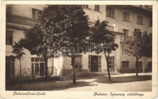 1929 Balatonfüred, Balaton Szövetség üdülőháza. Héjj Testvérek kiadása (EK)